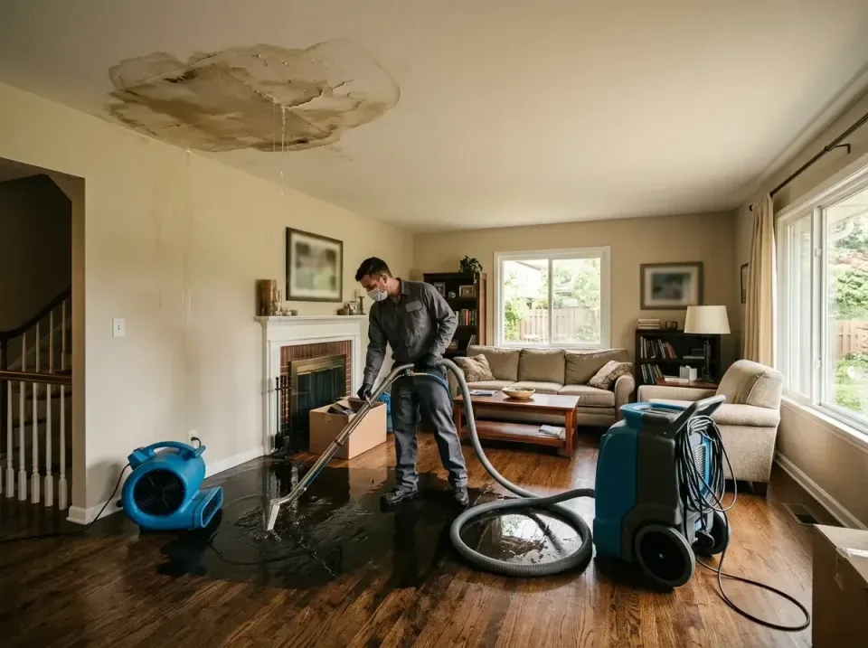 attic-pipe-burst-ceiling-drip-008 — frequently asked questions, Water Damage Restoration & Carpet Care in Bradley Gardens, NJ